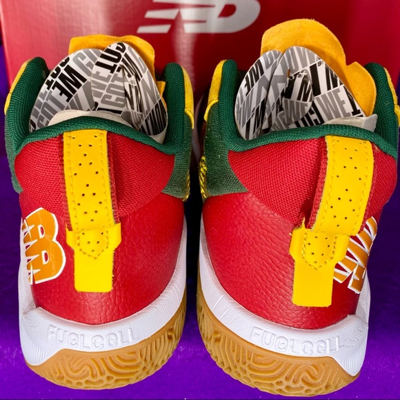 New Balance TWO WXY Dejounte Murray Shoes BB2WXYSO Sz 10 NIB Green Yellow New - Picture 4 of 12